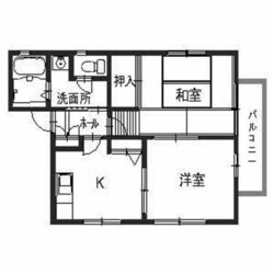 ハイツ天川Ⅱの物件間取画像